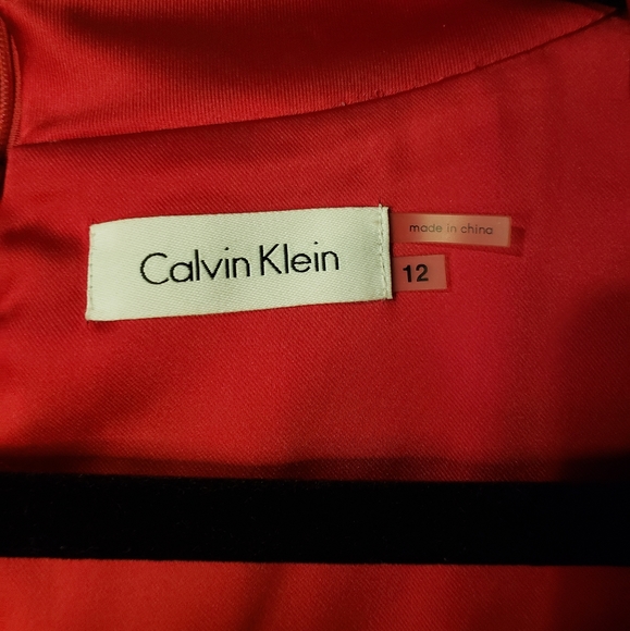 Calvin Klein Red Dress - Picture 3 of 4